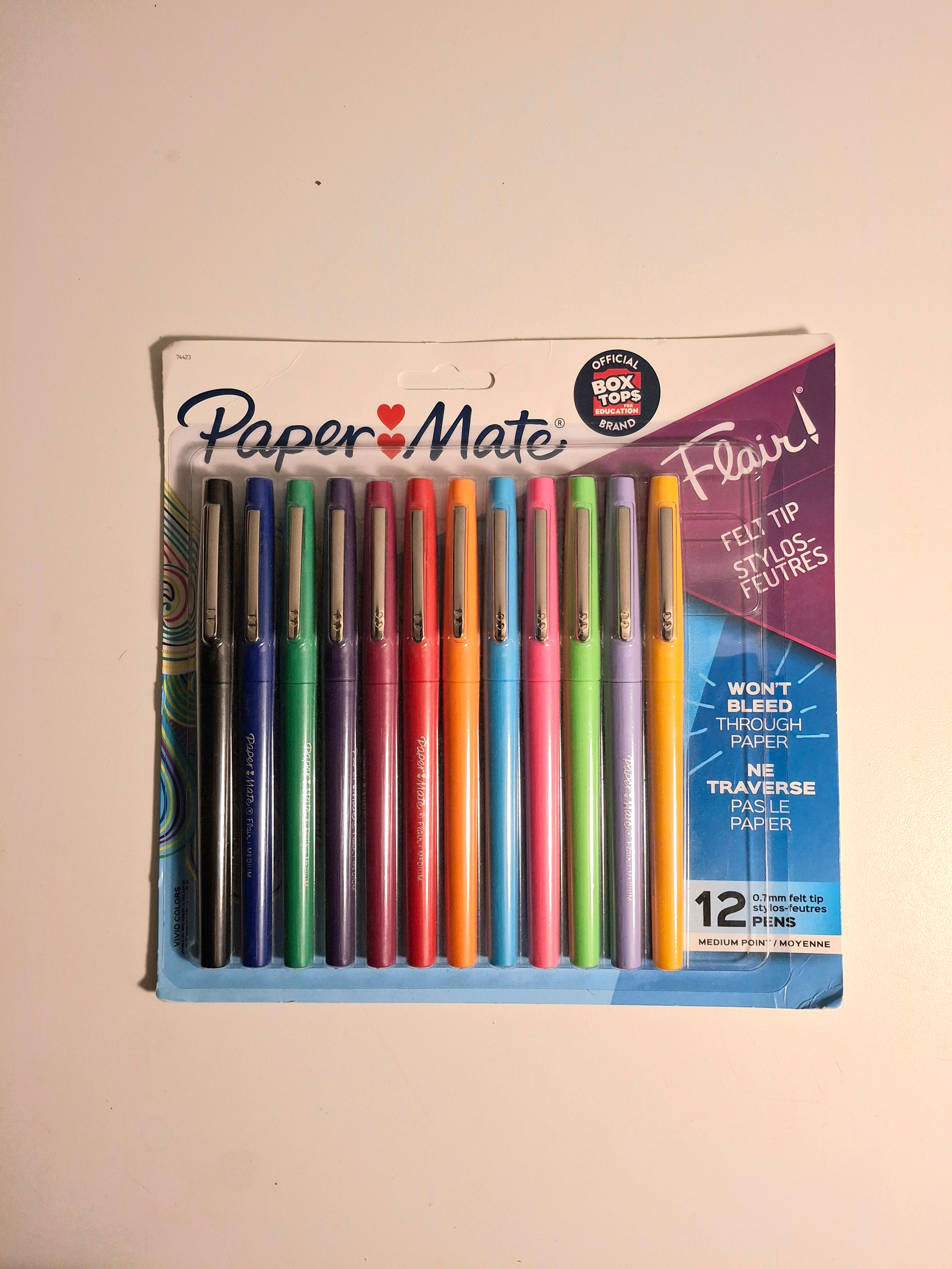 paper mate felt tip pen set 