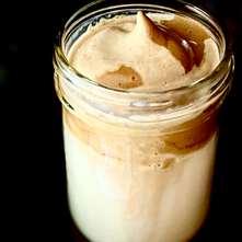 Dalgona Iced Coffee