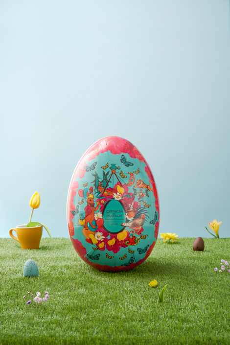 Easter Product Photography of a Chocolate Easter Egg