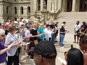 Justice League of Greater Lansing Michigan recognizes Reparations Monday
