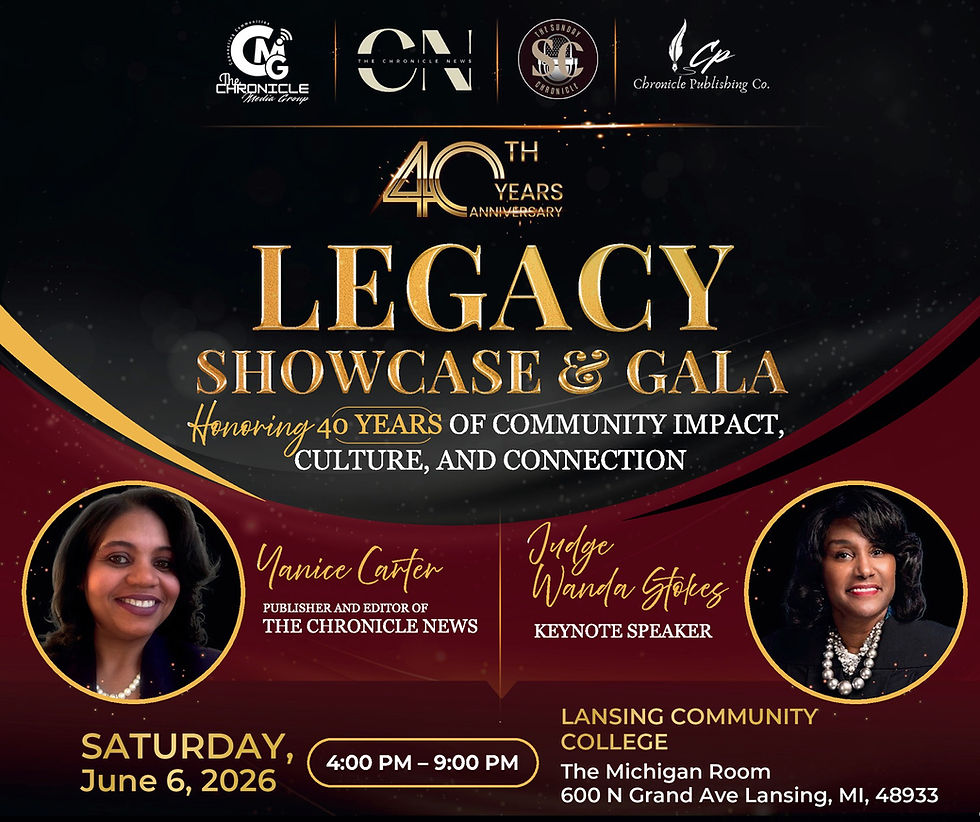 The Chronicle News Celebrates 40 Years with Legacy Showcase & Gala in Lansing