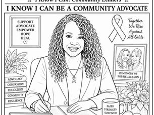 Shirley M. Carter-Powell Featured in Upcoming “I Know I Can” Chronicle Kids Community Coloring Book