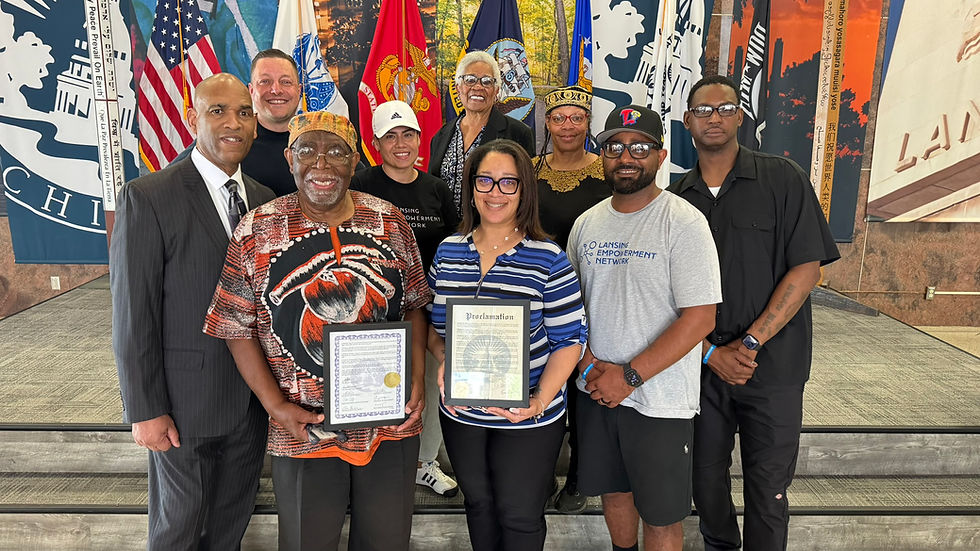 Malcolm X Community Commission of Lansing Received Proclamation and Resolution Honoring the Legacy of Malcolm X