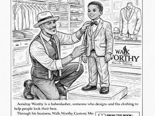 Aondray Worthy: Crafting Confidence, One Suit at a Time | The Chronicle Kids Community Coloring Book Series, Volume 1