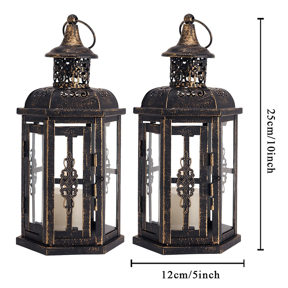 Thumbnail: Farmhouse Metal Lantern