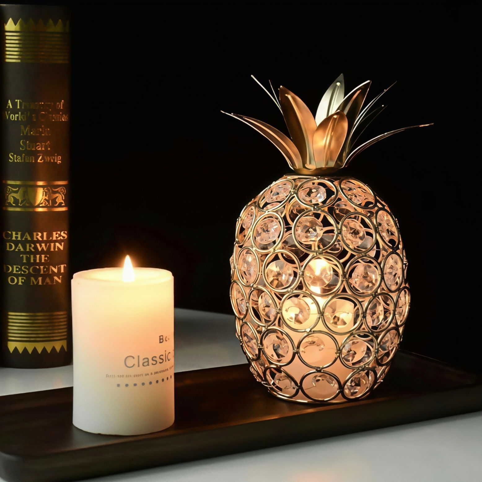 Elegant Metal Tea Light Holder