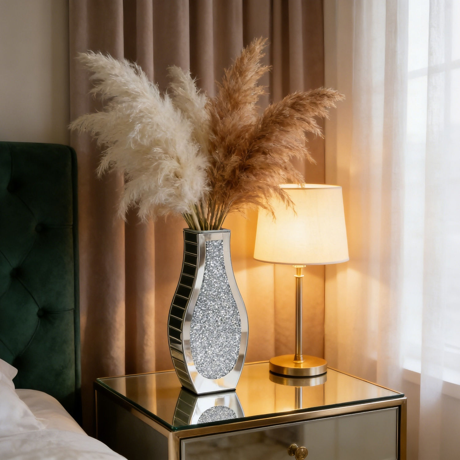 Modern Crystal Glass Decorative Vase