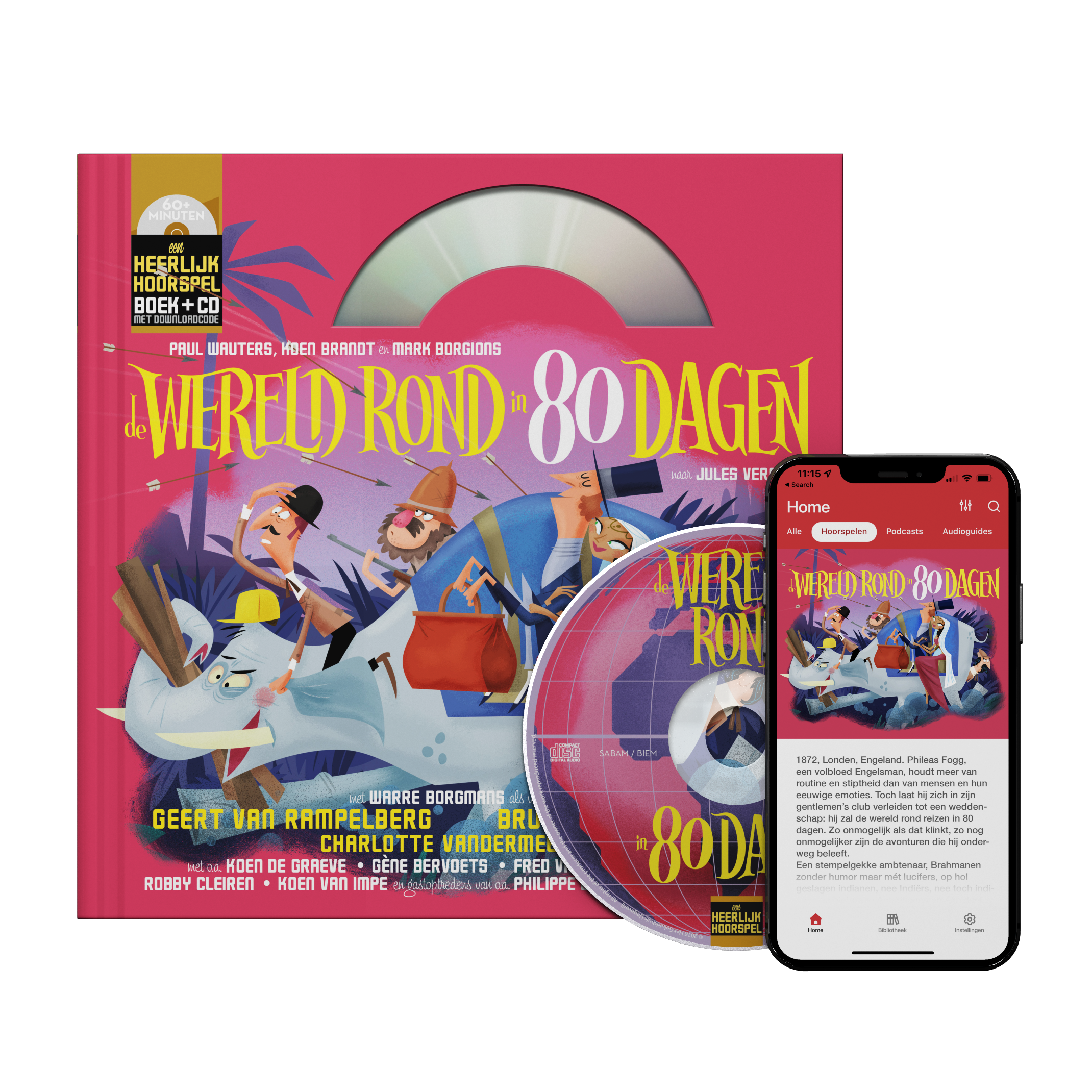 Heerlijk Hoorspel 12: De Wereld Rond in 80 Dagen (8+)
