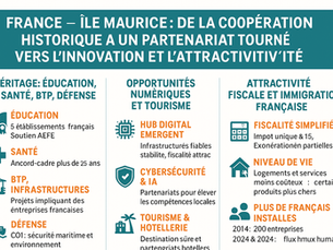 France – Île Maurice : de la coopération historique à un partenariat tourné vers l’innovation et l’attractivité