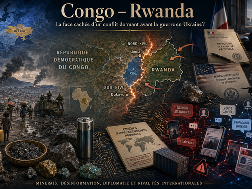 Congo-Rwanda : minerais, propagande et diplomatie secrète au cœur d’une guerre sous-estimée