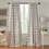 Thumbnail: Curtain Panel- Brighton Windowpane Black