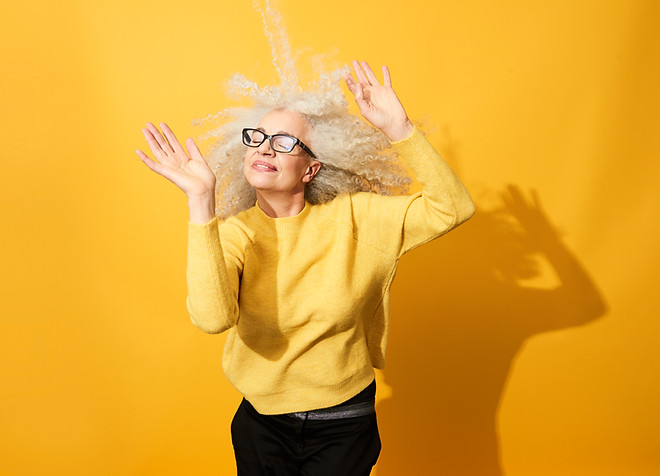 Senior Woman Dancing