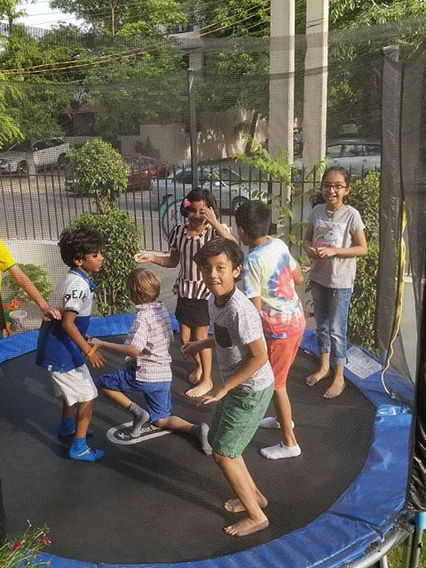 trampoline celesta fiesta