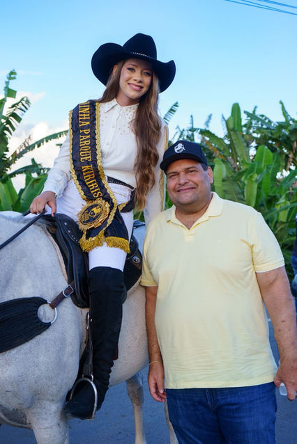 Tradição e cultura marcam presença de Cláudio Mitidieri em cavalgada no interior