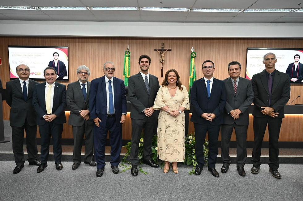 Thiago Menezes Santana toma posse como novo subprocurador do MPC/SE