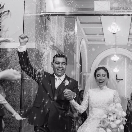 Nilzinha e Rafael se casaram no último sábado