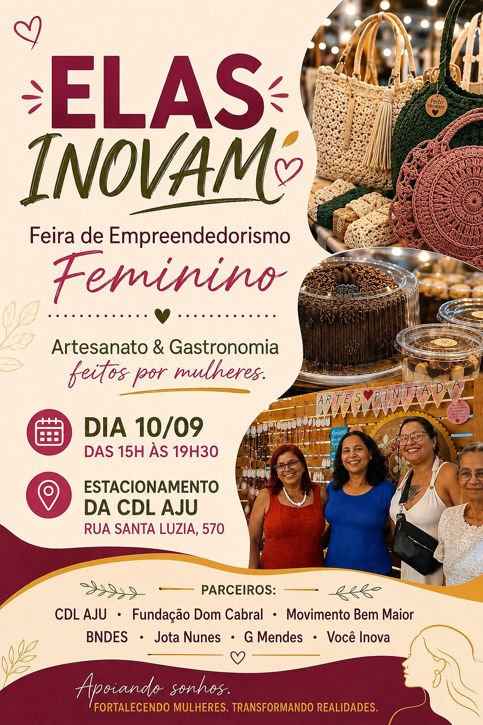"Elas Inovam" valoriza empreendedorismo feminino em Aracaju