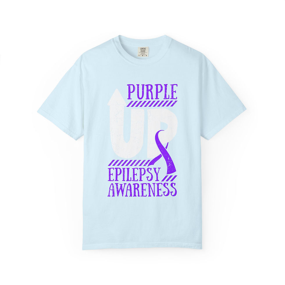 Thumbnail: Epilepsy Awareness T-Shirt — "Purple Up" Support Tee