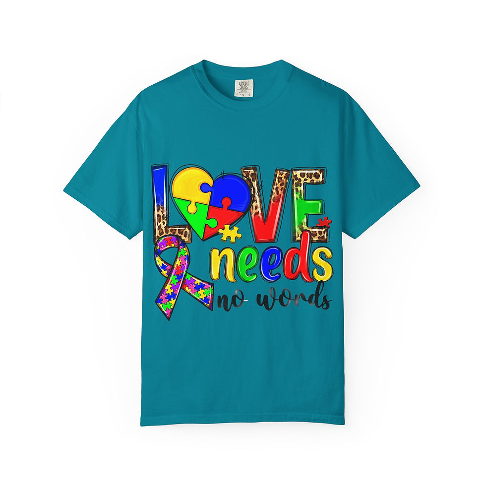 Thumbnail: Autism Awareness "Love Needs No Words" T-Shirt