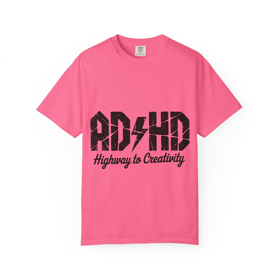 Thumbnail: ADHD "Highway to Creativity" T‑Shirt