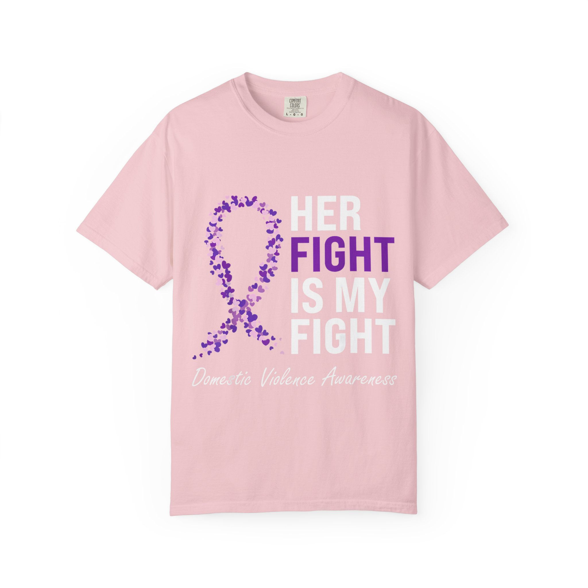 Fight Purple Ribbon T-Shirt — Cancer Awareness Support Tee