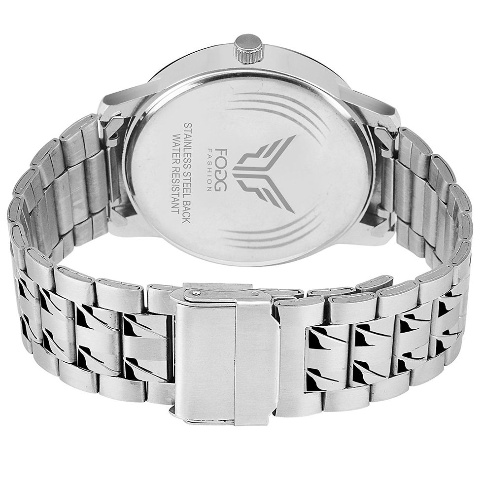 Thumbnail: Fogg Analog Blue Day and Date Men's Watch 2038-BL