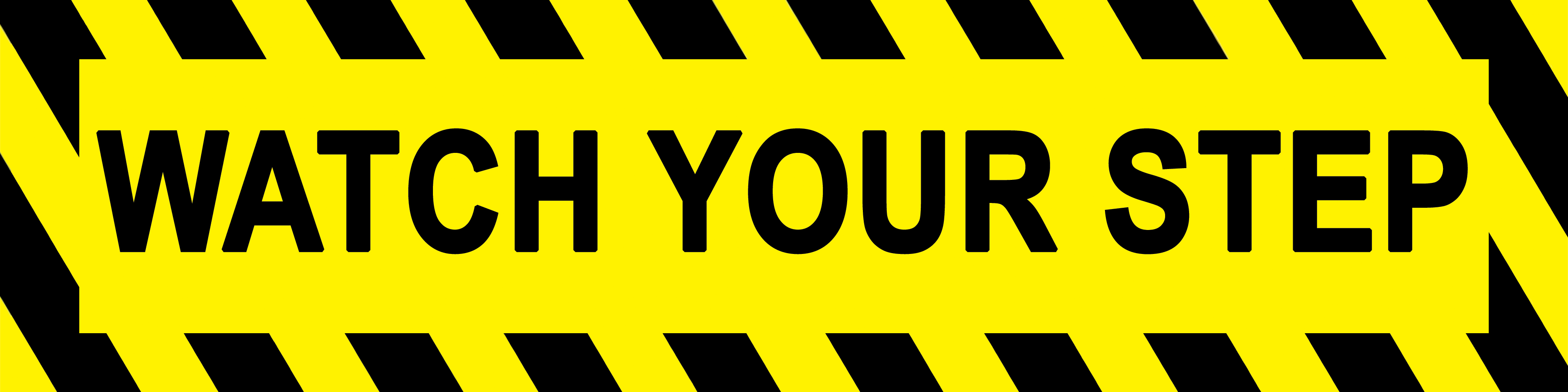 Watch Your Step Floor Sign