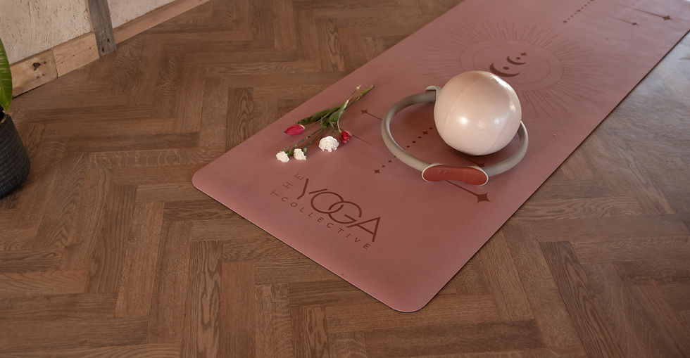 Yoga mat during a session at BWB The Collective