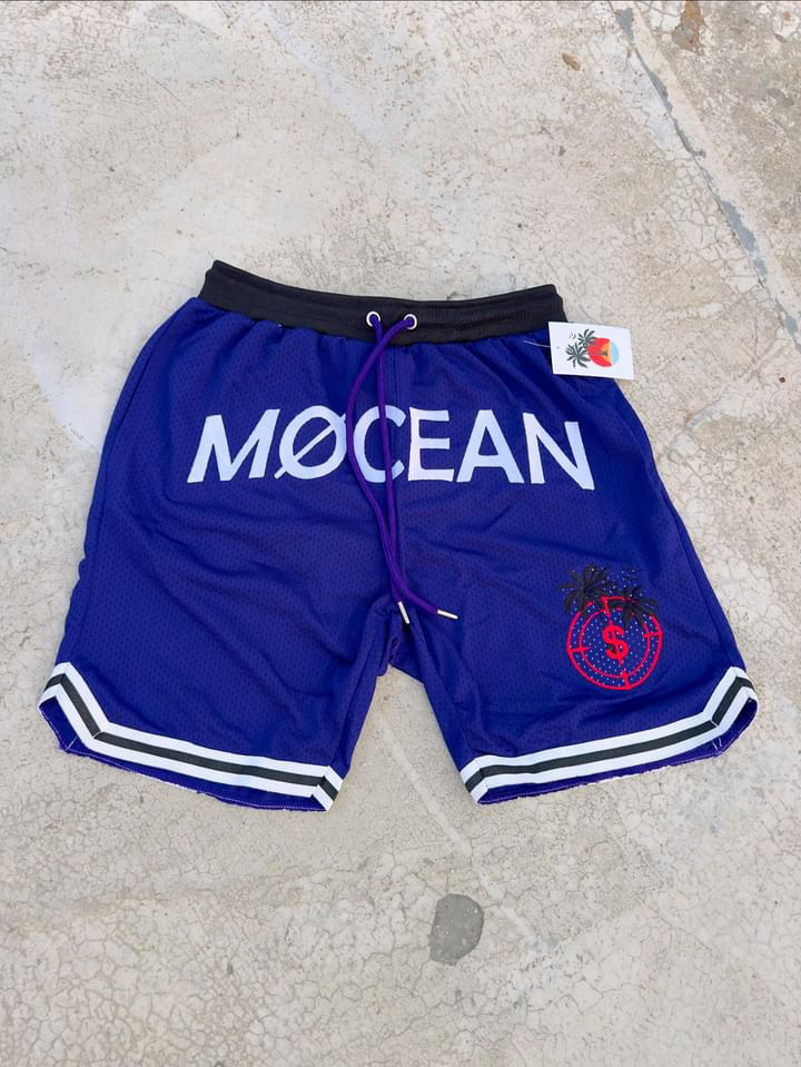 PURPLE MOCEAN SHORTS