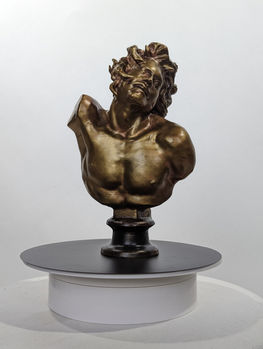 Bust of a drunken Satyr