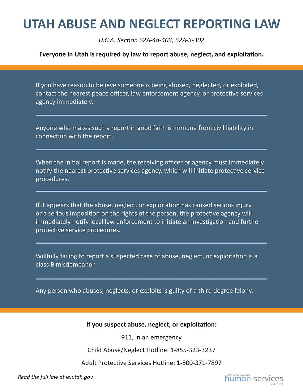 poster - abuse reporting