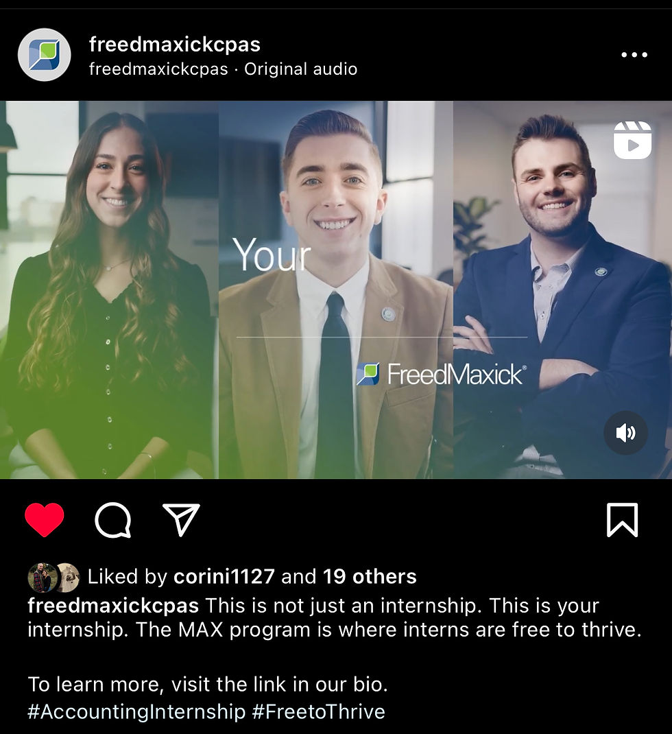 Internship Program video launches on social media