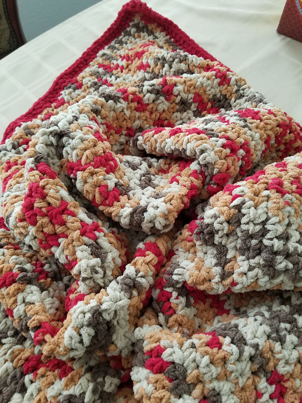 Thumbnail: Multi Colored lap blanket for adults