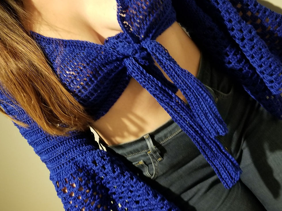 Thumbnail: Handmade Summer Top.  Beautiful fit for the right person