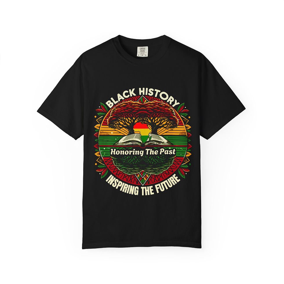 Thumbnail: Honoring The Past Tree of Life T-shirt | African Heritage Roots Graphic Tee