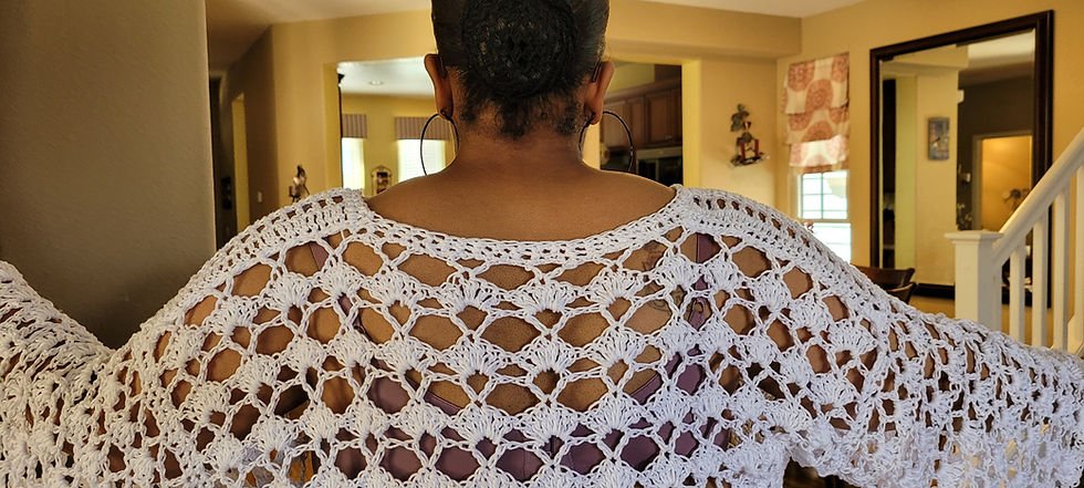 Thumbnail: Crochet White Swimsuit Cover
