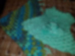 Thumbnail: Green Dress and Multi Colored Shaw for 3-6 mos