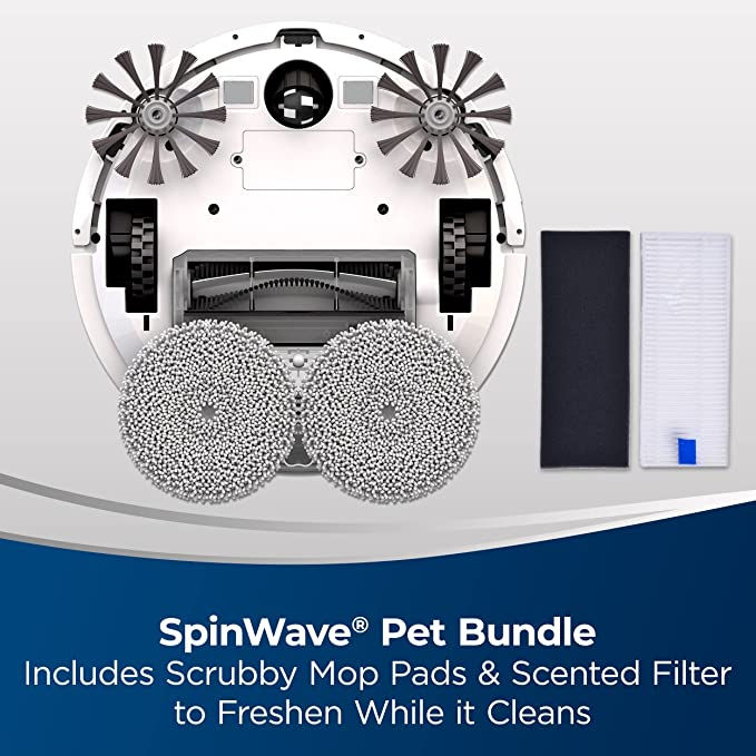Thumbnail: SpinWave Pet Bundle includes Scrubby Mop Pads & Scented Filter to Freshen While it Cleans.