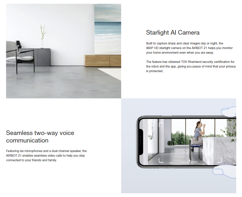 Miniatyrbild: Starlight AI Camera captures sharp images, two-way voice communication, and home protection.