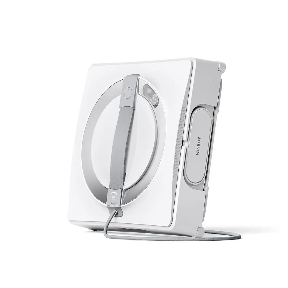 الصورة المصغرة: White ECOVACS GOAT GX-600, side view of a robotic lawn mower on white background.