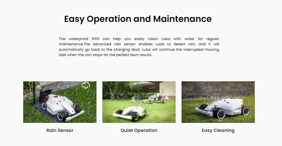 Miniaturbild: Luba Robot Lawnmower