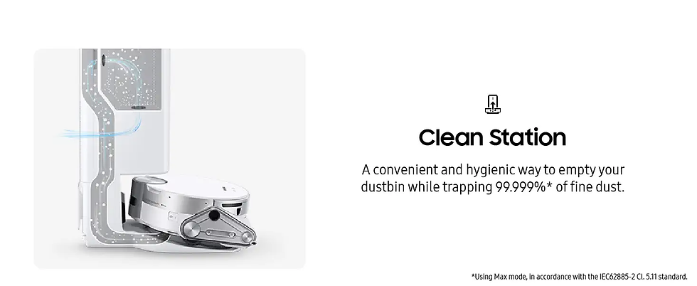 Miniatură: Clean Robot with text A convenient and hygienic dustbin while trapping dirt RAR