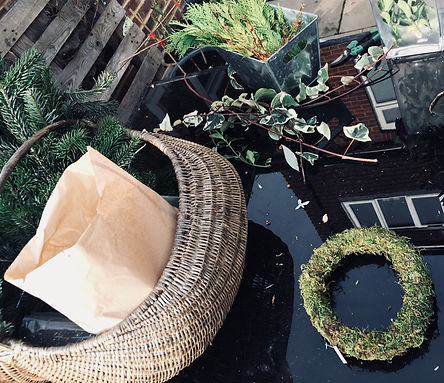 wreath making
