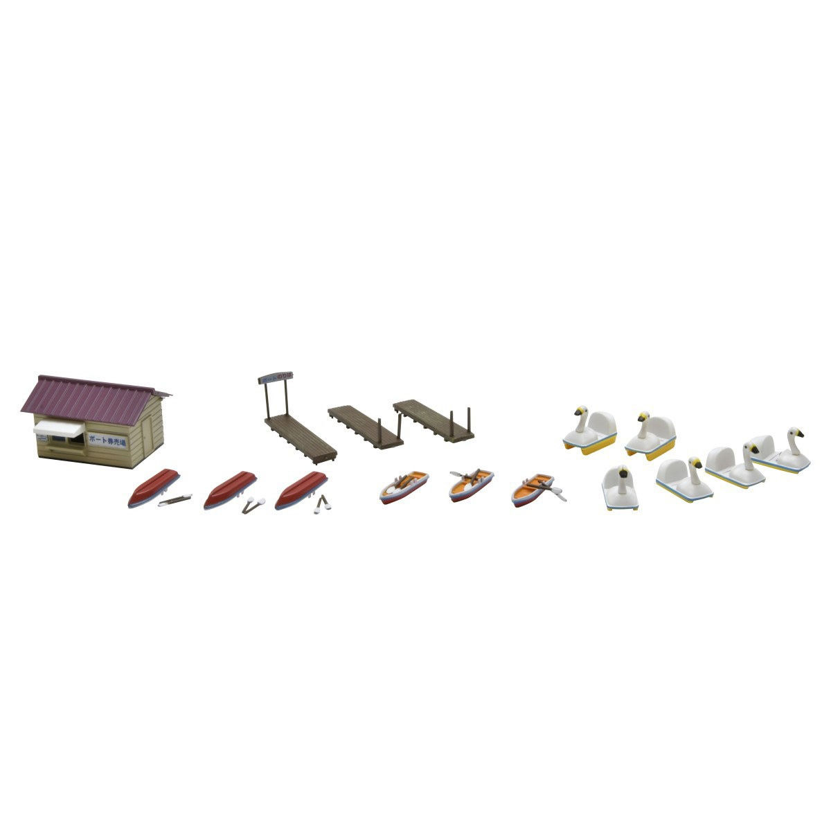 Tomytec 335153 - Visual Scene Accessory 080-3 Boat Slip 3