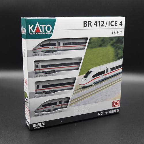 Kato 10-2074 - DB ICE4 Standard Variant (4-Car Base Set) | J Scale