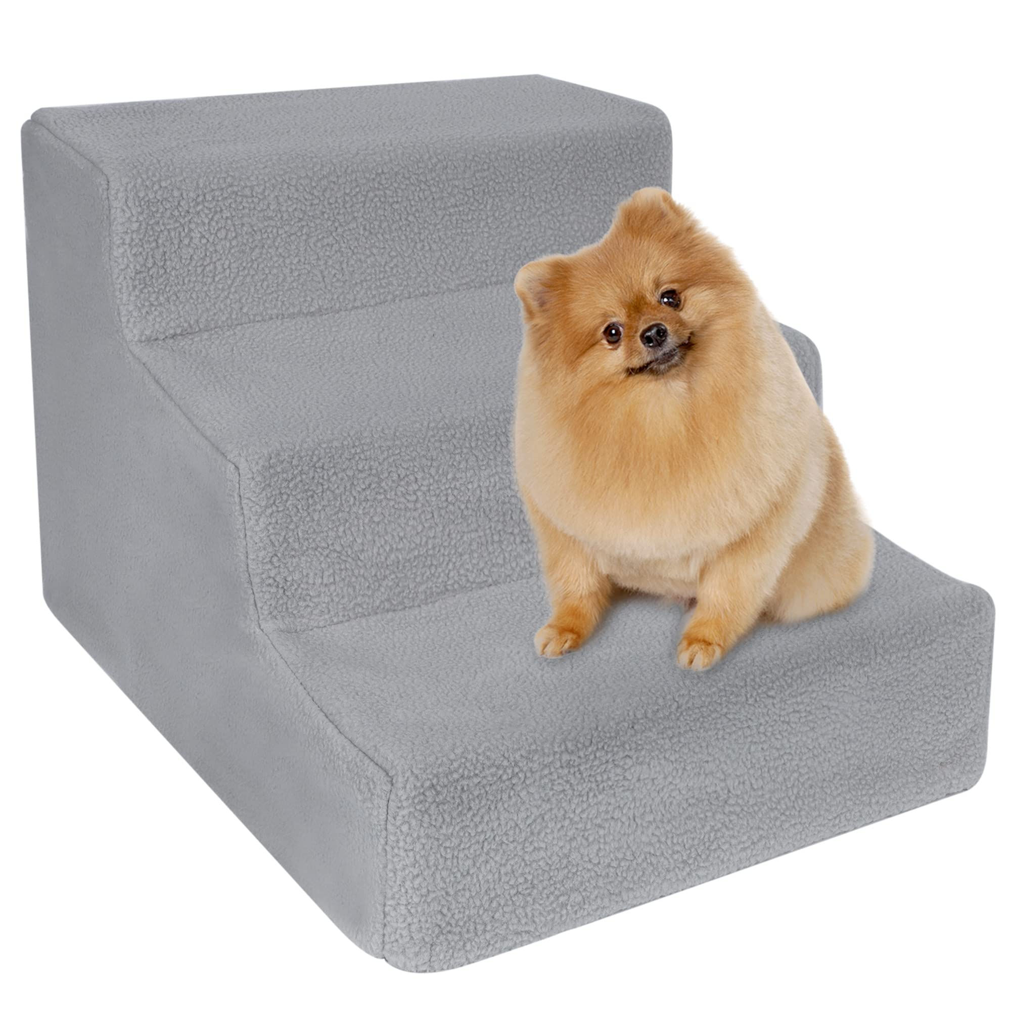 yofit Doggy Steps - Non-Slip 3 Steps Pet Stairs for Cats and Dogs Foldable Plast