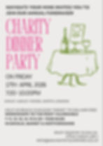 Charity Dinner Party - Fundraiser Free Workshops for Ages 7-20+
