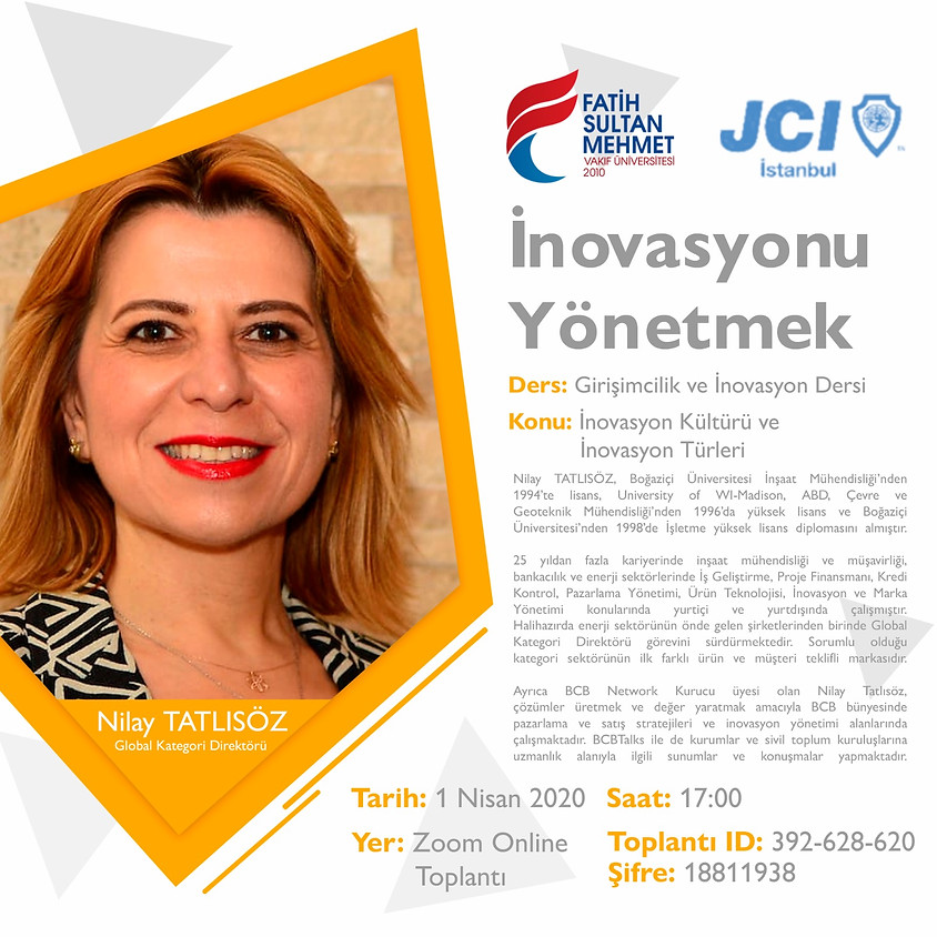 JCI İstanbul - İnavasyonu Yönetmek