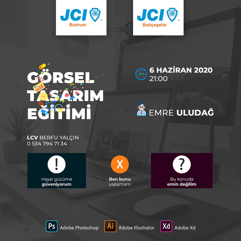 JCI Bahçeşehir - JCI Bodrum | Görsel Tasarım Eğitimi