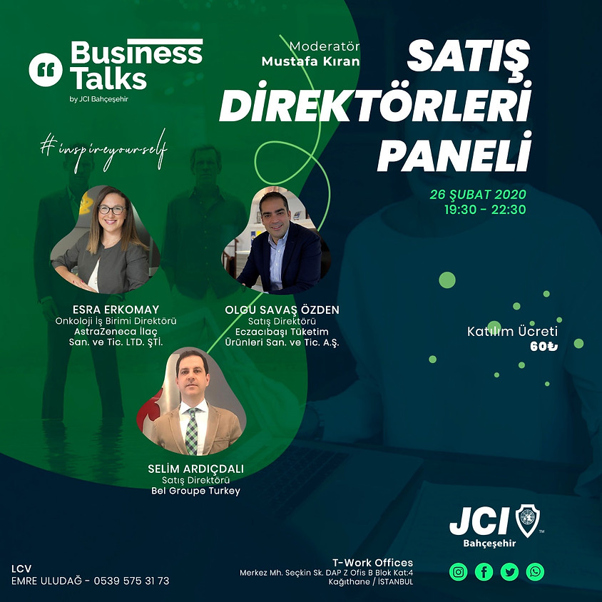 JCI Bahçeşehir Business Talks Satış Direktörleri Paneli